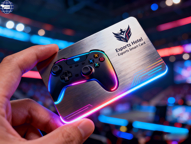 Esports Hotel Key Card Personalization: Tech-Forward Design with esports-centrico Features