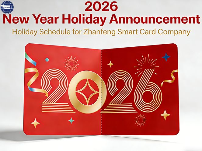 Zhanfeng Smart Card avviso di festività di capodanno